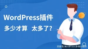 WordPress网站插件安装数量的最佳限度是多少？